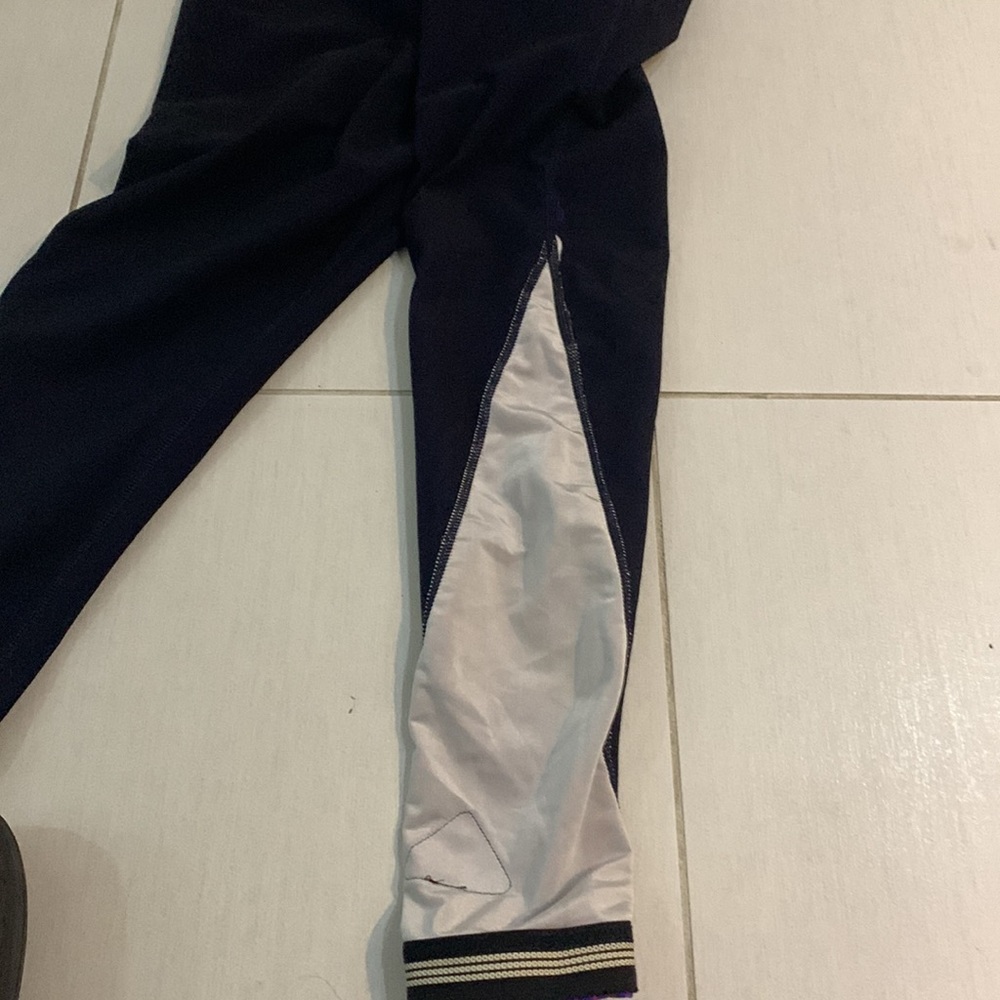 Made in🇺🇸🌸VTG 90’ Brooks Dry-line Athletic Leggings in Royal Blue - Picture 13 of 14